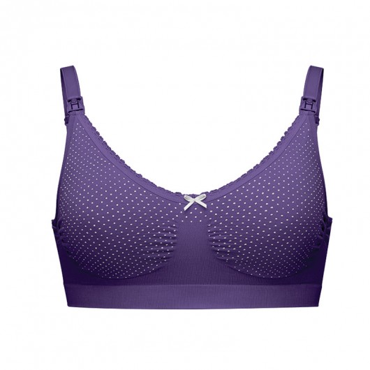Bravado哺乳內衣繽紛紫色點點單品圖