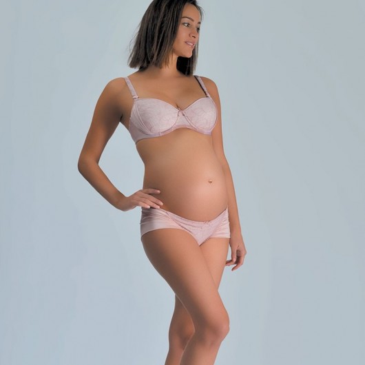 凱莎爾孕婦內褲魔力款粉藕色全身示意圖